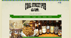Desktop Screenshot of coalstreetpub.com
