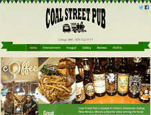 Tablet Screenshot of coalstreetpub.com